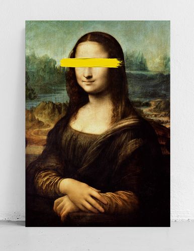 Plakat Mona Lisa da Vinci pop art 21x29,7 cm A4 na Arena.pl