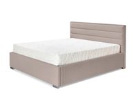 Łóżko tapicerowane CEZAR beżowe 160x200