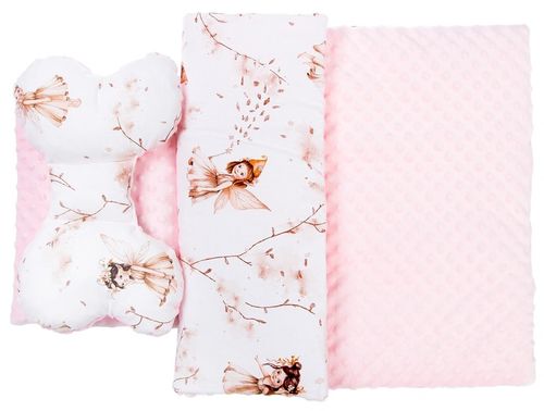 DUŻY ZESTAW KOKON KOCYK PODUSZKA MOTYL MINKY WZORY na Arena.pl