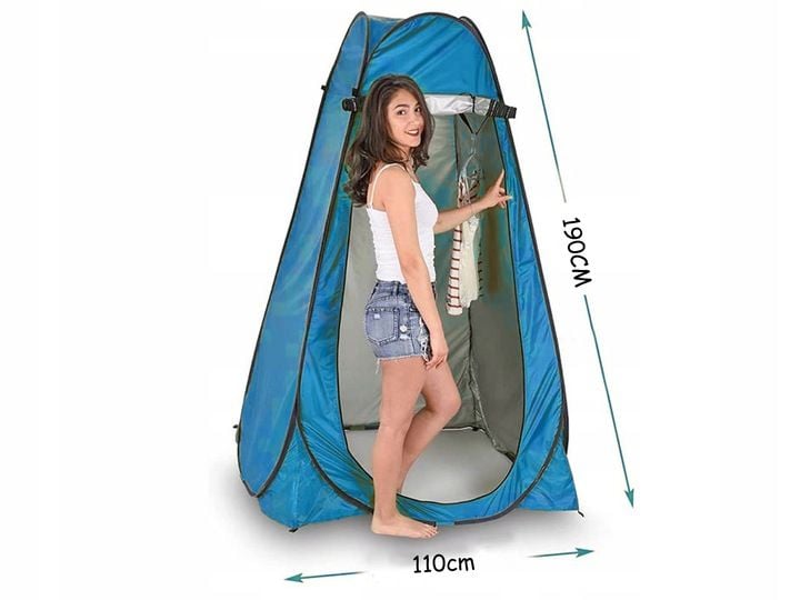 NAMIOT TURYSTYCZNY KEMPINGOWY WC PRZEBIERALNIA TOALETA PRYSZNIC WC zdjęcie 2