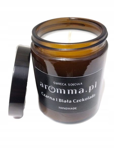 ŚWIECA NATURALNA 100% CZEKOLADA 180 ML INTENSYWNA POCZUJ SŁODKOŚCI zdjęcie 2