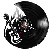Zegar ścienny z płyty winylowej Gitara 790.14