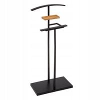 STOJAK NA UBRANIA I BIŻUTERIĘ METALOWY BAMBUSOWY 44,8 X 22,2 X 114,2 CM