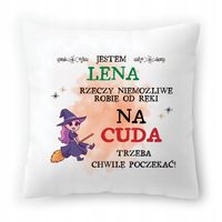 Poduszka Dla Leny Na Urodziny Imieniny Na Prezent Z Nadrukiem Ze Zdjęciem