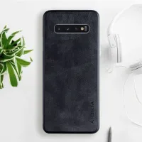 Etui AIORIA Vintage LEATHER do Samsung Galaxy S10 czarny