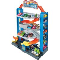 HW CITY Wielki kaskaderski garaż + autko GNL70