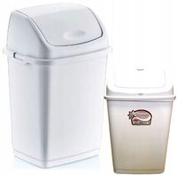Kosz na Śmieci Odpady Plastikowy Duży Pojemny 35L Biurowy łazienkowy Kuchni