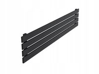 Grzejnik pokojowy poziomy BELLOSLIM 30x140 czarny