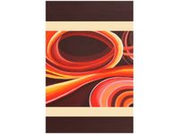 100 70CM OBRAZ PŁÓTNO POMARAŃCZOWY WIR PŁÓTNO RAMA