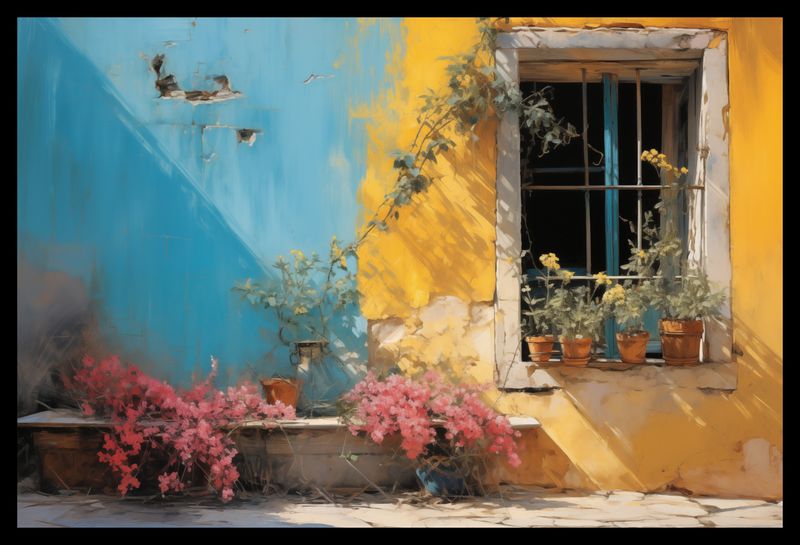 Plakat 45x30cm Słoneczna Ulica zdjęcie 2