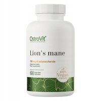 OstroVit Soplówka jeżowata 60 caps PAMIĘĆ STRES 500 mg LIONS MANE