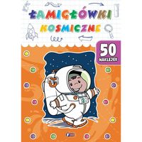 Łamigłówki. Łamigłówki Kosmiczne + 50 Naklejki Zagadki