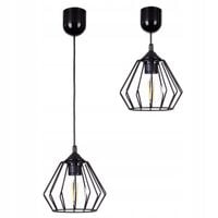 NOWOCZESNA LAMPA SUFITOWA WISZĄCA DIAMENT LOFT