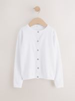 Biały NEXT Kardigan 6/7lat