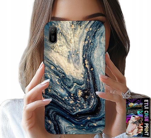 ETUI DO HUAWEI Y6 2019 - KAMIENNE ELEGANCKIE WZORY OBUDOWA CASE na Arena.pl