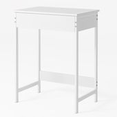 Biurko komputerowe białe dla dzieci stolik z szuflada nowoczesne loft 60cm