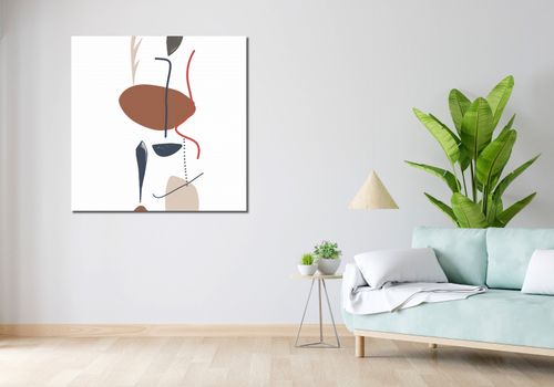 Obraz 100x100cm Równowaga Niuansy na Arena.pl