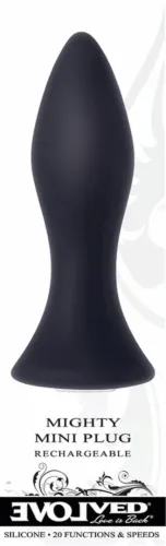 evolved novelties mighty mini plug czarny - kompaktowy model wibrujący na Arena.pl