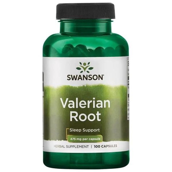 SWANSON Valerian Root 475 mg (100 kaps.) zdjęcie 1