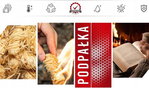 Naturalna podpałka ekologiczna rozpałka do grilla pieca ogniska na Arena.pl