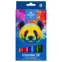 kredki triocolor 3142 12 kol.9 mm niedźwiedź 3019