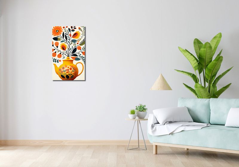 Obraz 40x70cm Bujna Herbata zdjęcie 2