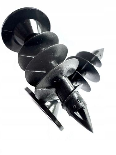 KOŁEK ŚLIMAK DYBEL DO STYROPIANU 50MM WKRĘT 100sz + BIT na Arena.pl