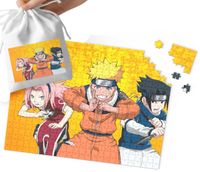 PUZZLE - NARUTO WZORY Z BAJEK I GIER PREZENT DLA DZIECI 35el +WORECZEK