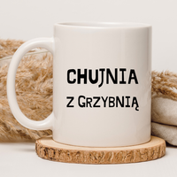 CHAMSKI KUBEK BEZ CENZURY | ŚMIESZNY PREZENT | DO PRACY BIURA DOMU | 330 ml