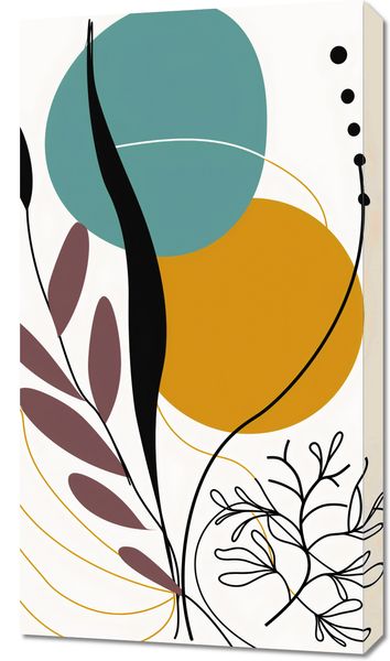 Obraz 50x90cm Akwarelowe Przebudzenie zdjęcie 1