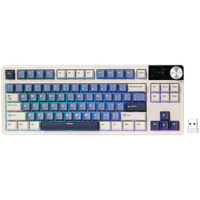 royal kludge rk s85 horizon blue gaming keyboard cloud switch