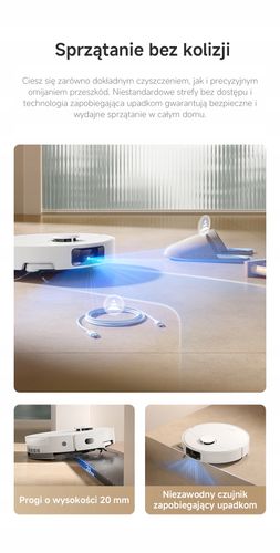 Robot sprzątający Dreame D20 Pro Plus biały na Arena.pl