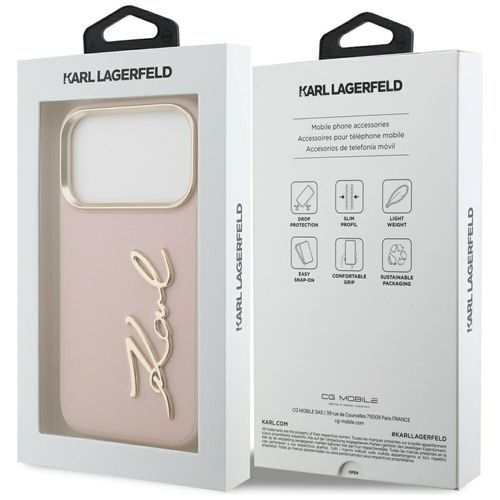 etui karl lagerfeld karl script logo do  iphone 17 pro różowy na Arena.pl