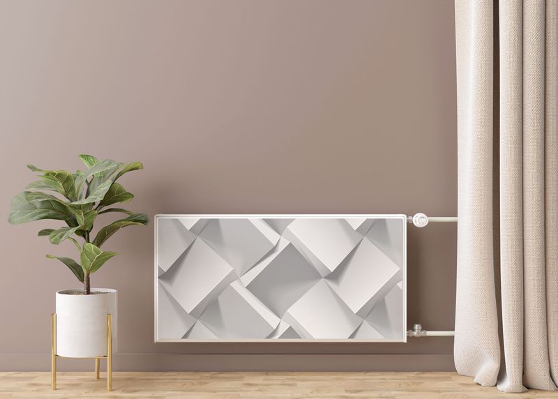 Mata Magnetyczna Na Grzejnik GEOMETRYCZNE Wzory Efekt 3D 100cm x 60cm zdjęcie 7