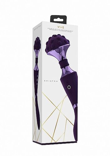Stymulator- Shiatsu Bendable Massager Wand - Purple na Arena.pl