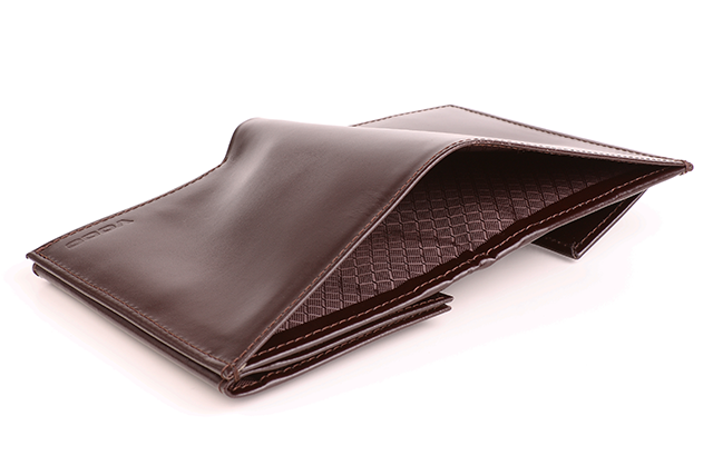 Skórzany portfel męski KEMER VOOC PPM4 Brązowy zdjęcie 4