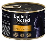 Bezzbożowa karma dla kotów Dolina Noteci - 60% Filet z piersi kurczaka 185g