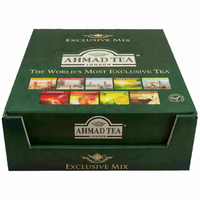 Skrzynia kartonowa Mix 9 z 14 smaków herbaty Ahmad Tea 90x2g