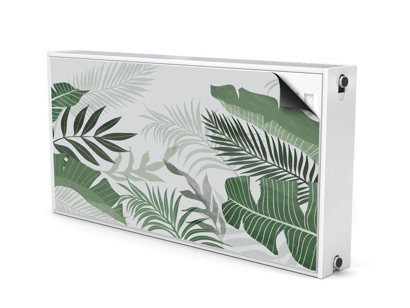 MASKOWNICA Magnetyczna Na Kaloryfer Liście TROPIKALNE 80cm x 60cm zdjęcie 2