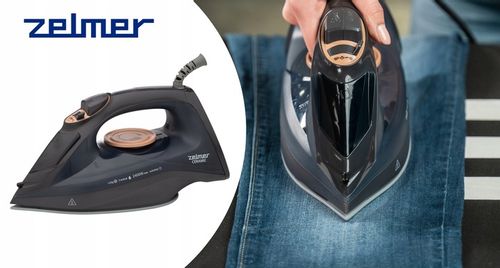 ZELMER ŻELAZKO PAROWE PAROWNICA UBRAŃ SAMOCZYSZCZĄCE CERAMICZNE 2400W na Arena.pl