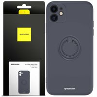 Spacecase Silicone Ring iPhone 11 black