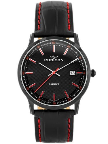 ZEGAREK MĘSKI RUBICON RNCD85  Czarny na Arena.pl