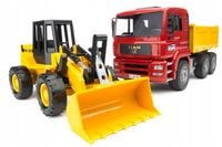 MAN TGA wywrotka z ładowarką Bruder 02752