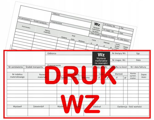 wz - wydanie na zewnątrz 1/3 a4 na Arena.pl