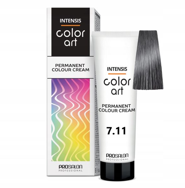 CHANTAL COLOR ART Farba do włosów 7,11 - 100ml zdjęcie 1