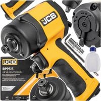 KLUCZ UDAROWY 1/2" PNEUMATYCZNY Z UDAREM DO KÓŁ KOMPRESORA 1200NM JCB