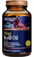 DOCTOR LIFE Mega KRILL OIL Astaksantyna OMEGA-3