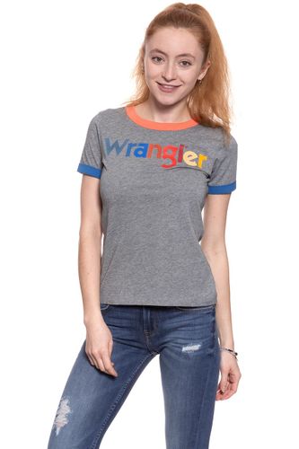 WRANGLER RINGER TEE GREY MARL W7385GHVB L na Arena.pl