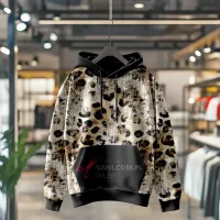 Pantera Wzór-Dresówka Pętelka 235g/m2