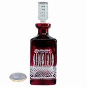 Rubinowa kryształowa karafka do Whisky 700 ml Francuski